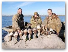 Happy duck hunters 